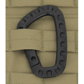 Asymmetrische karabijnhaak - Zwart - A10 Equipment