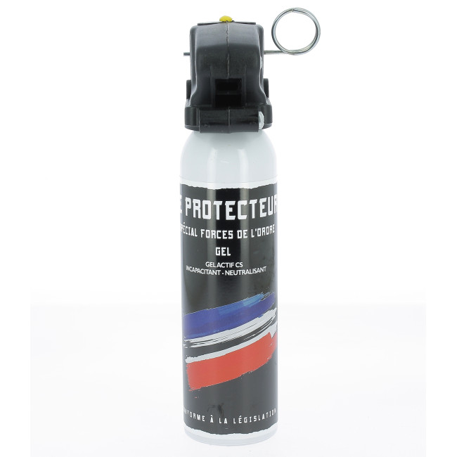 Aérosol anti-agression GEL CS 100ml avec poignée - LPSA