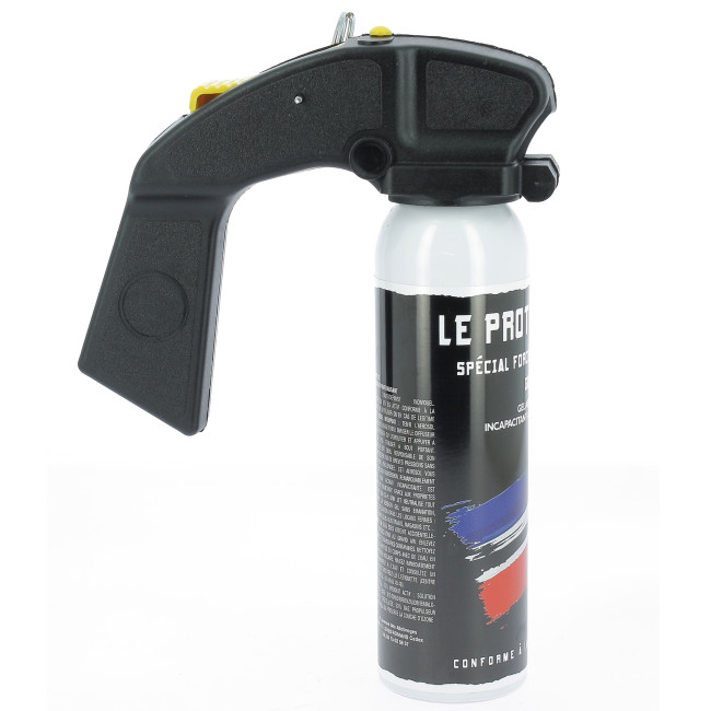 Aérosol anti-agression GEL CS 100ml avec poignée - LPSA