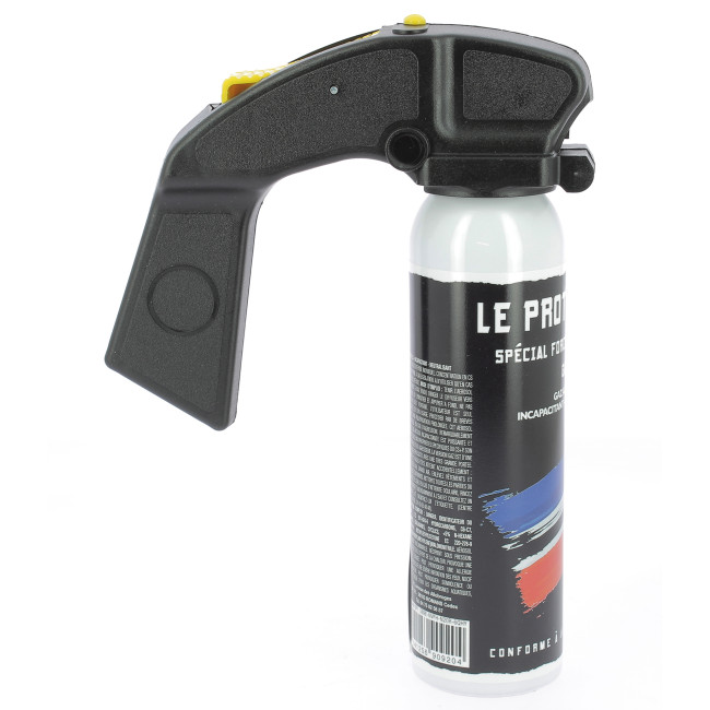 Aérosol anti-agression Gaz CS 100ml avec poignée - LPSA