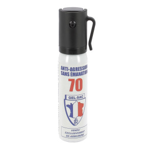 Aérosol anti-agression Gel CS Puissance 70 - 25ml - Le Protecteur