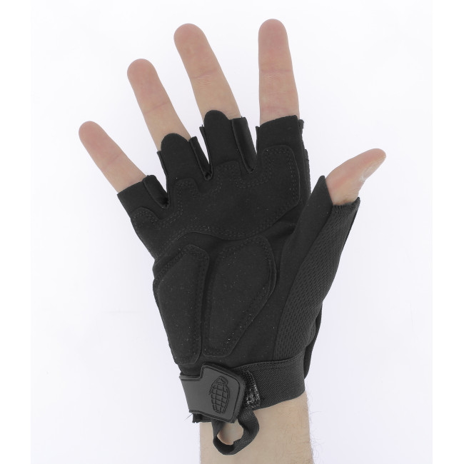 Mitaines Alpha Tactical Noir - Kombat Tactical