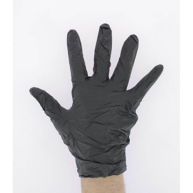 100 Nitrilhandschuhe A925 ungepudert Einweg Schwarz - Portwest