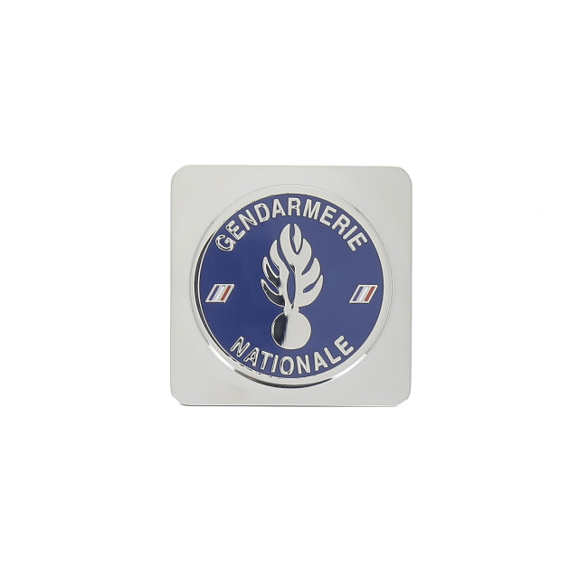 Médaille gendarmerie à support carré