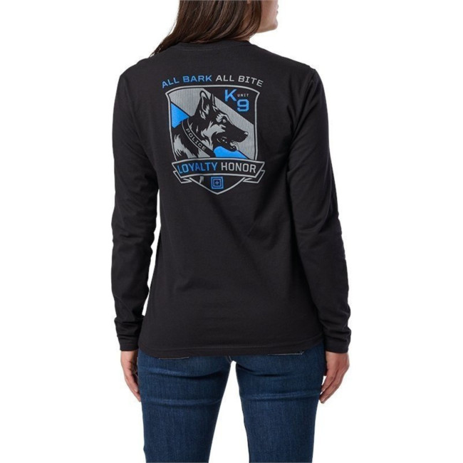 T-shirt all bark bite damski czarny - 5.11 tactical