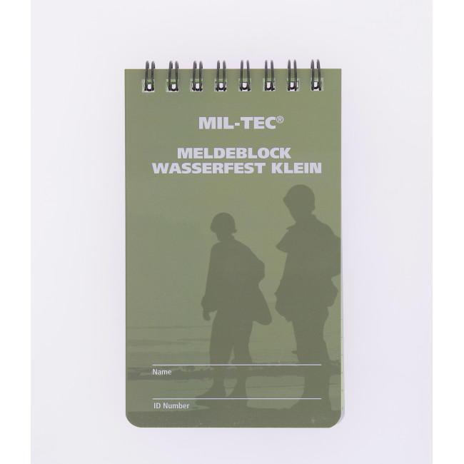 Carnet étanche waterproof petit format - Miltec