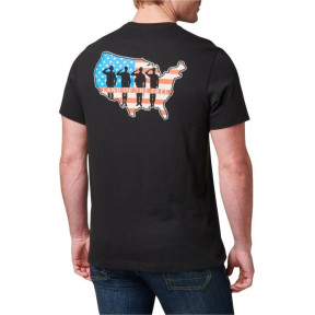 T-shirt land of the free czarny - 5.11 tactical