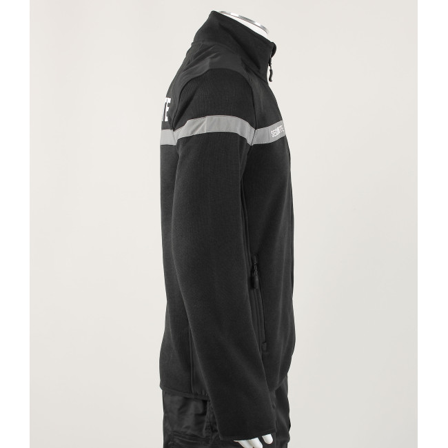 Gilet micro-polaire sécurité Nevada noir - Force Series