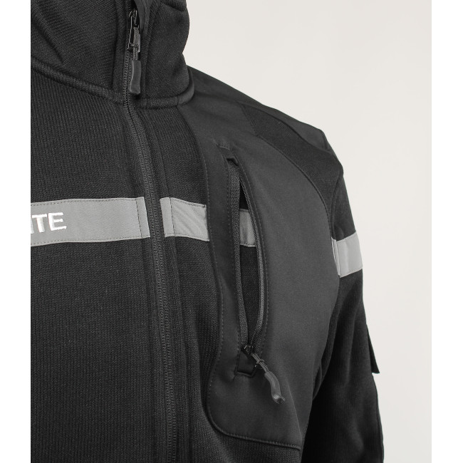Gilet micro-polaire sécurité Nevada noir - Force Series