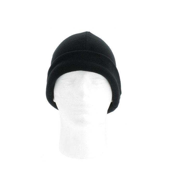Bonnet polaire uni noir - CityGuard