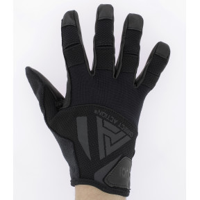 Harte Handschuhe aus echtem schwarzem Leder - Direct Action