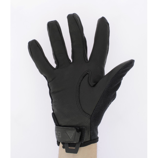 Harte Handschuhe aus echtem Leder schwarz - Direct Action