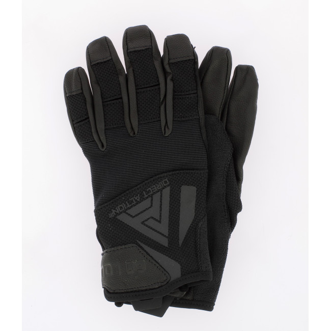 Harte Handschuhe aus echtem Leder schwarz - Direct Action