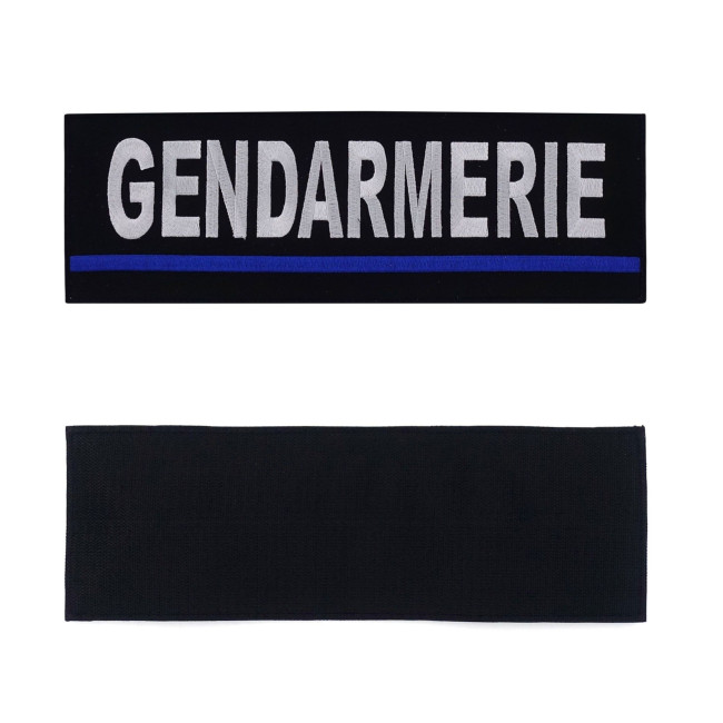Gesticktes Identifikationsband Gendarmerie Blau - Patrol Equipement