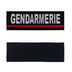 Bandeau d'identification Gendarmerie brodé Rouge - Patrol Equipement