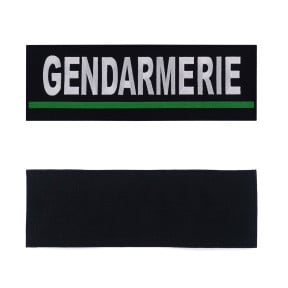 Gesticktes Identifikationsband Gendarmerie Grün - Patrol Equipement