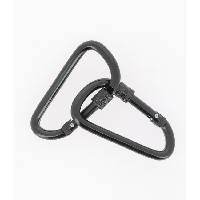 Lot de 2 mousquetons à vis 8mm - Highlander