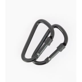 Lot de 2 mousquetons à vis 8mm - Highlander