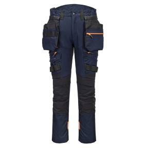 DX4 Hose mit abnehmbaren Schweißtaschen Marineblau - Portwest