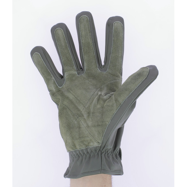 Interventihandschoenen leer Groen - CityGuard