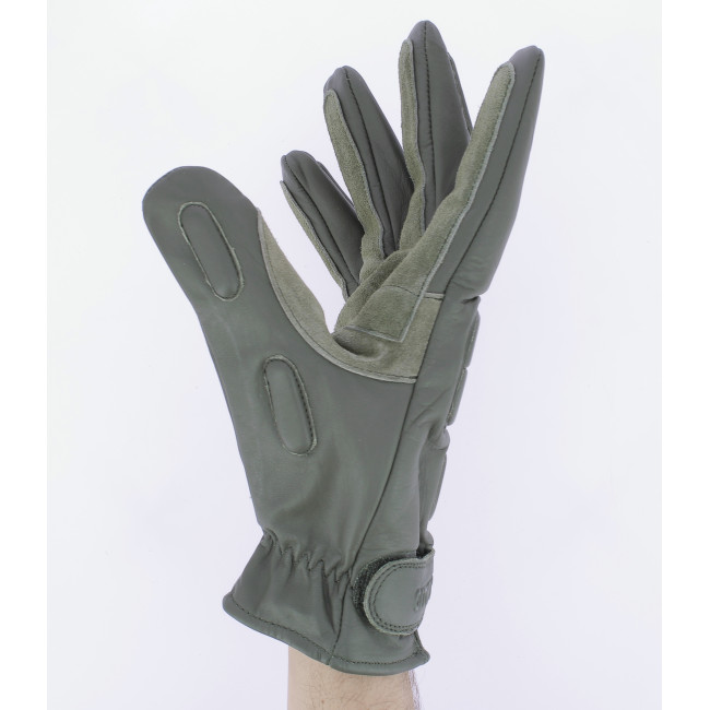 Interventihandschoenen leer Groen - CityGuard