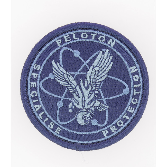 Embleem Gespecialiseerd Beschermingspeloton van de Rijkswacht Lage zichtbaarheid Blauw