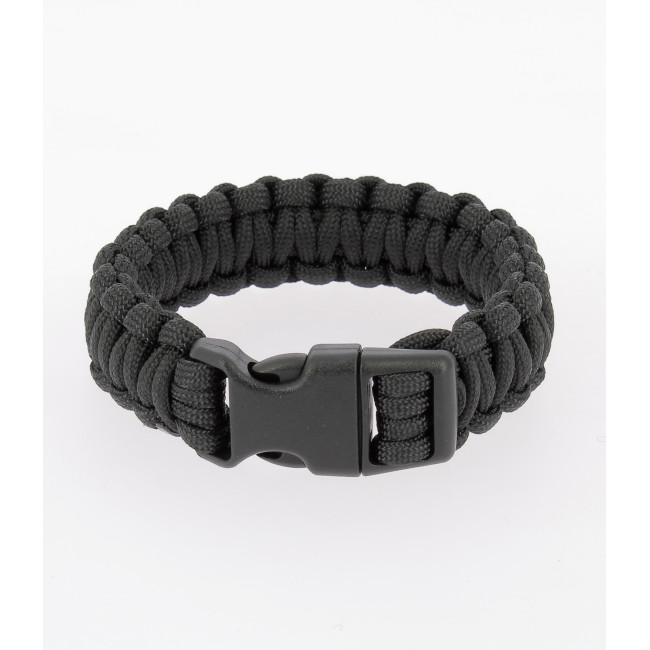 Paracord armband 2,2cm Zwart - MilTec