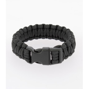 Bracelet Paracorde 2,2cm Noir - MilTec