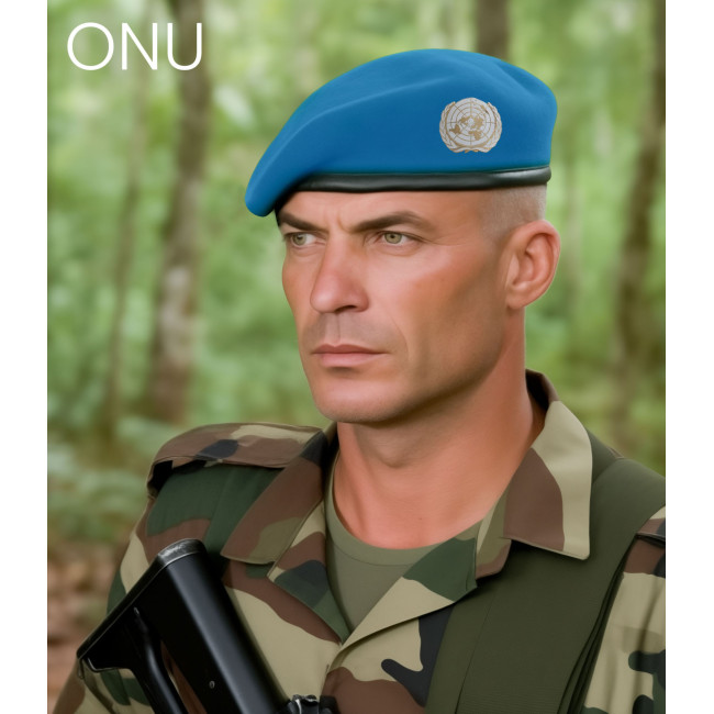 Beret wojskowy ze skórzaną lamówką Onu - Patrol Équipements