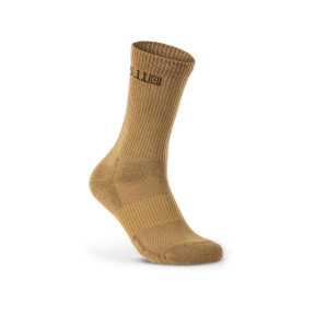 Lot de 4 paires chaussettes duty ready crew us dark coyote - 5.11 Tactical