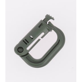 Karabińczyk D-ring z mocowaniem do paska M.O.L.L.E. zielony od - A10 Equipment