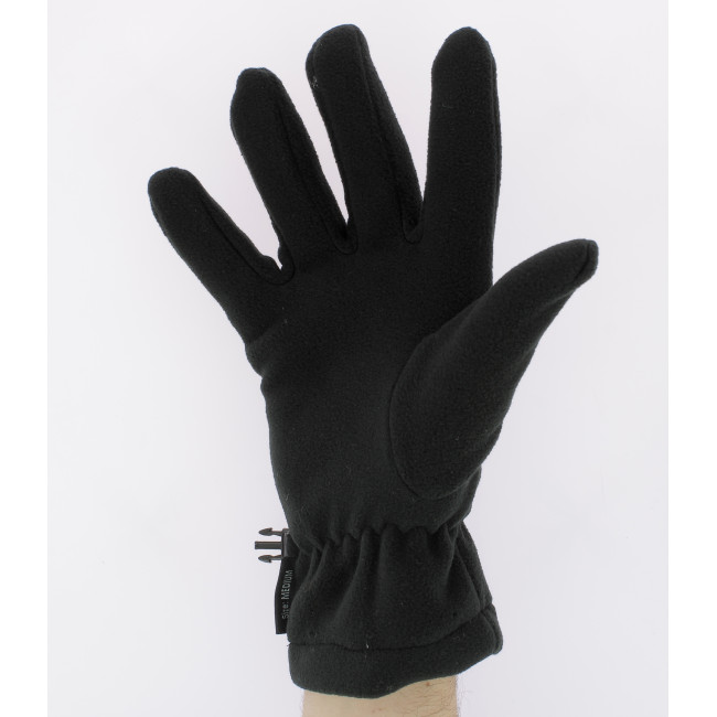 Gants polaire Fleece noir - Highlander