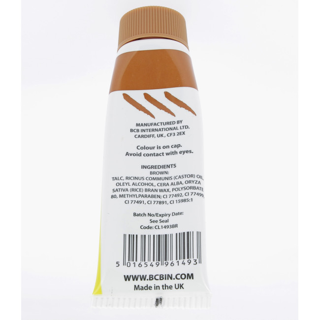 Krem do kamuflażu Tuba brązowa 30 g CL1493 - BCB