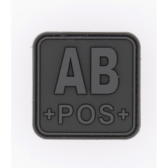 Patch carré groupe sanguin AB+ blackops - JTG Patch carré groupe sanguin AB+ blackops - JTG