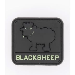 Black Sheep Rubber Patch Glow in the dark - JTG