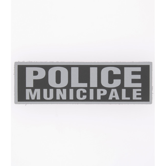 Bandeau Police Municipale inversé 4 x 13 cm -Patrol Equipement