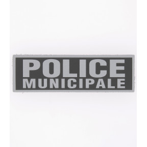 Bandeau Police Municipale inversé 4 x 13 cm -Patrol Equipement