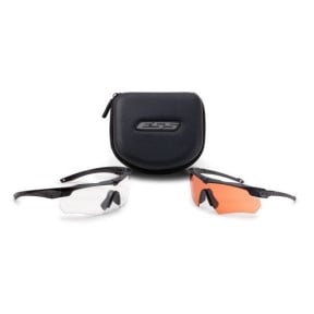 Crossbow supprESSor / zestaw / oprawka crossbow czarna + oprawka supprESSor czarna + - ESS ochrona oczu