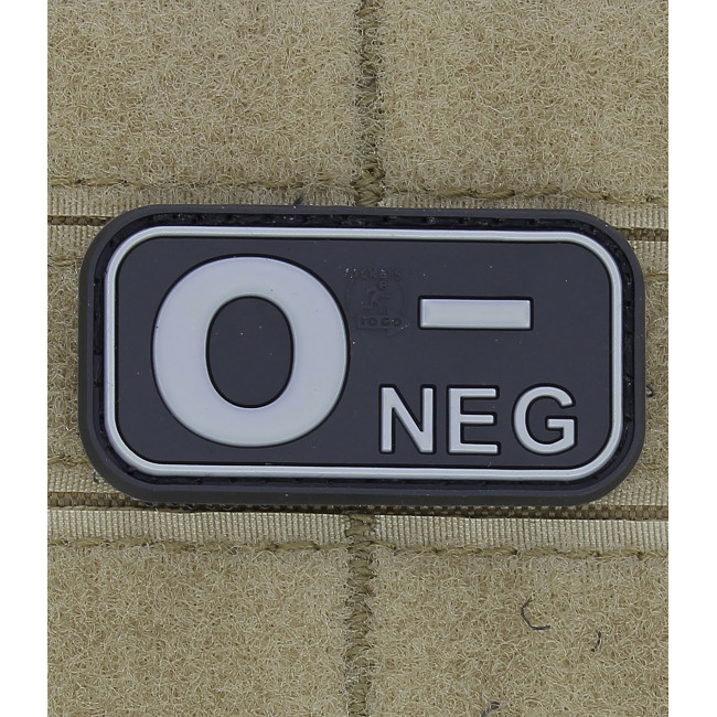 Blutgruppen-Patch O-Schwarz - JTG