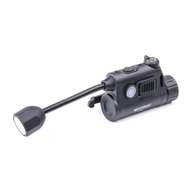 Lampe à pile pour casque balistique rStar 3 couleurs + IR - Nextorch