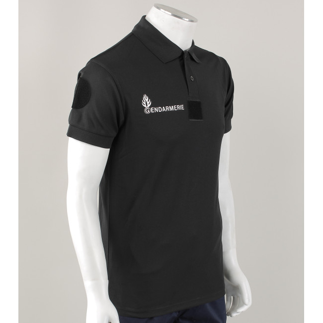 Polo Żandarmeria Departamentalna Cooldry + Rzepy Czarne - Patrol Equipement