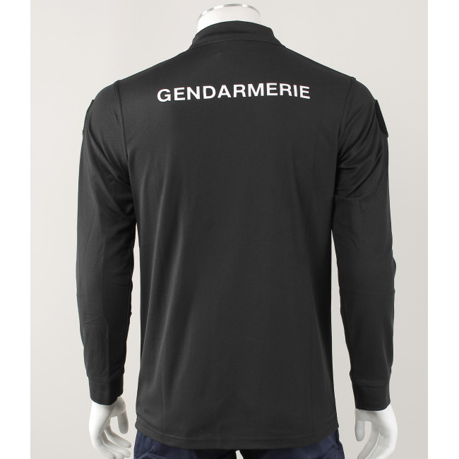 Polo GD zwart lange mouwen Cooldry - Patrol Equipement