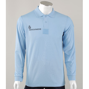 Polo gendarmerie bleu manches longues -Patrol Equipement