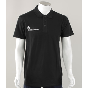 Polo noir manches courtes Gendarmerie -Patrol Equipement