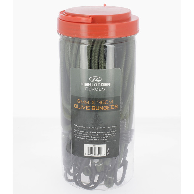 Set van 12 spanners olijfgroen - Highlander