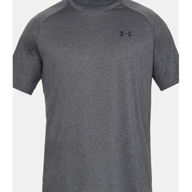 T-shirt UA Tech pour homme - Gris Chiné / Noir - Under Armour