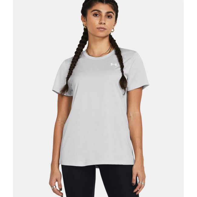 T-shirt damski UA Tech™ Twist - Szary Halo - Under Armour