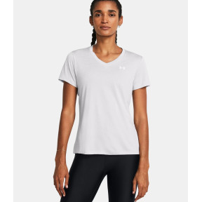 Dames T-shirt met V-hals UA Tech™ Twist - Halo Grijs - Under Armour