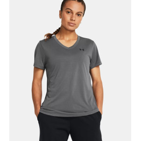 Dames T-shirt met V-hals UA Tech™ - Steengrijs - Under Armour