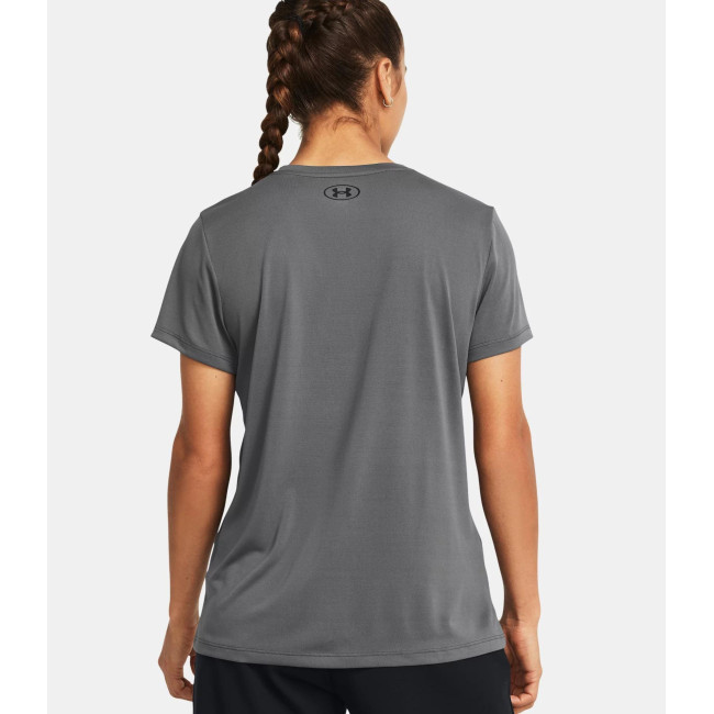 T-shirt avec col en V femme UA Tech™- Gris Pierre - Under Armour